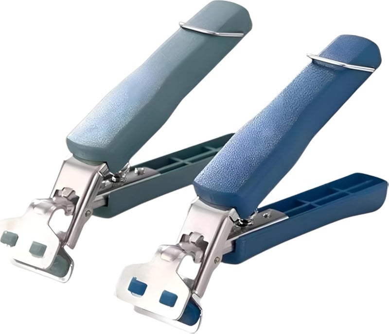 ملقط حامل الأواني - أداة رفع الأطباق المصنوعة من الفولاذ المقاوم للصدأ للأواني الساخنة والأطباق والأوعية، مقبض مريح لفرن الميكروويف ووعاء الضغط الفوري ومساعد المطبخ وتناول الطعام (قطعتان)